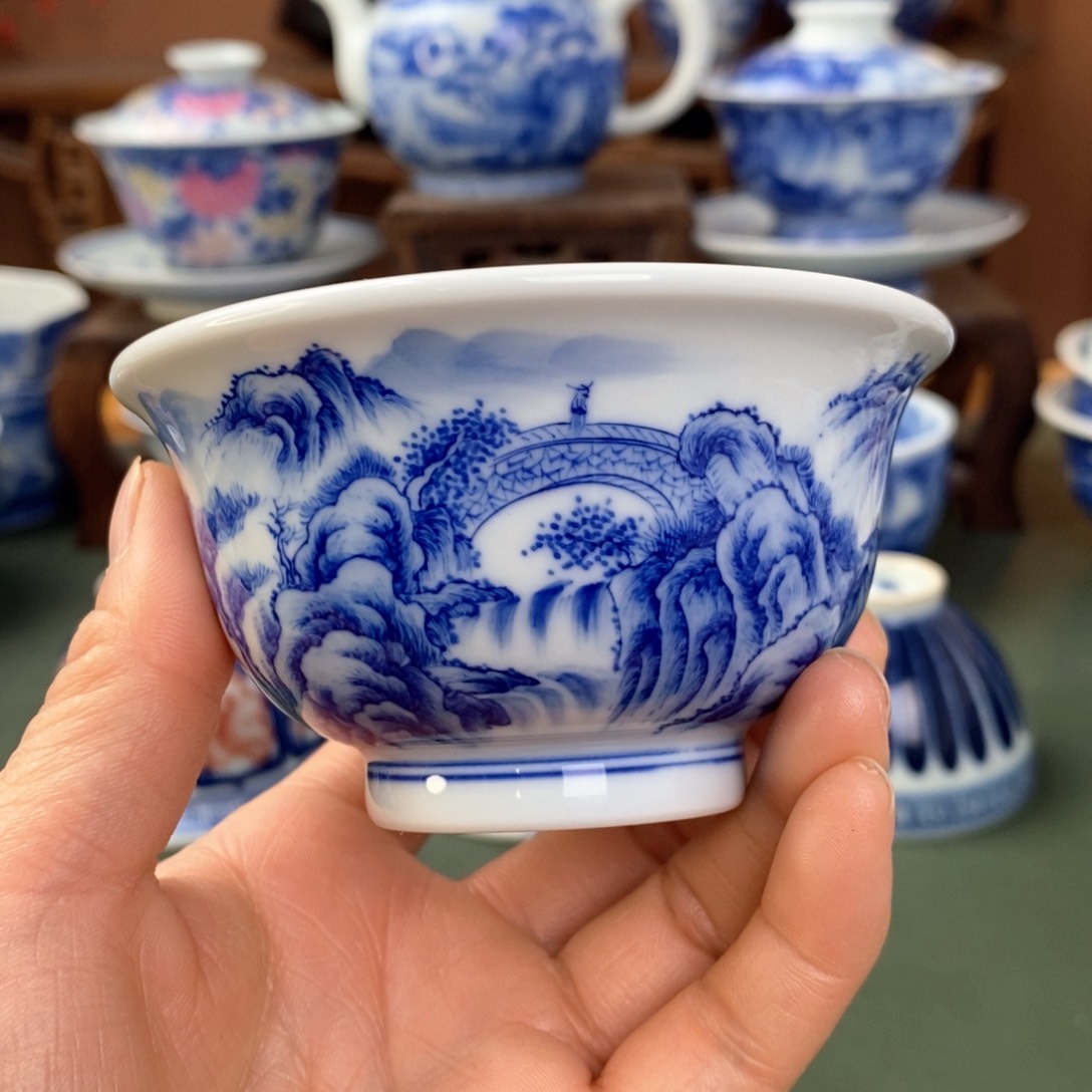 杯景德镇陶瓷手工手绘