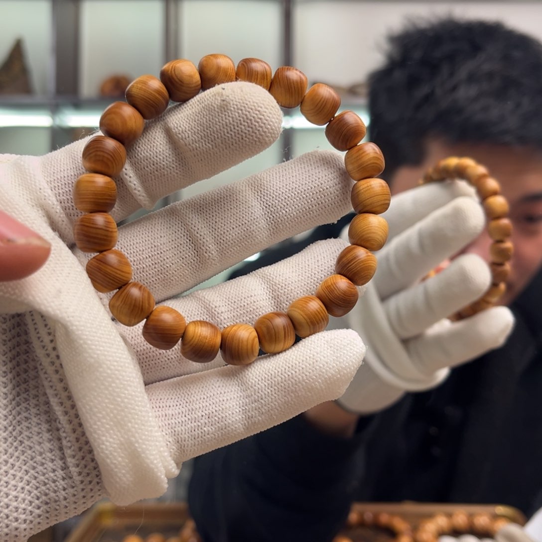 柏木（崖柏）手串/手链烤*1.0老形甜香泥膏香料