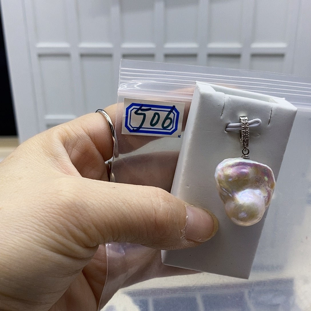 颈饰合金淡水珍珠