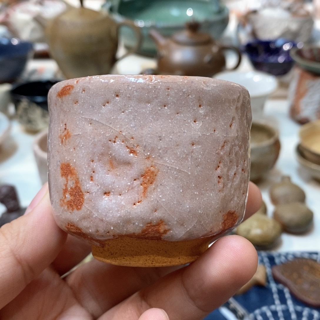 柴烧侘寂粗陶茶具