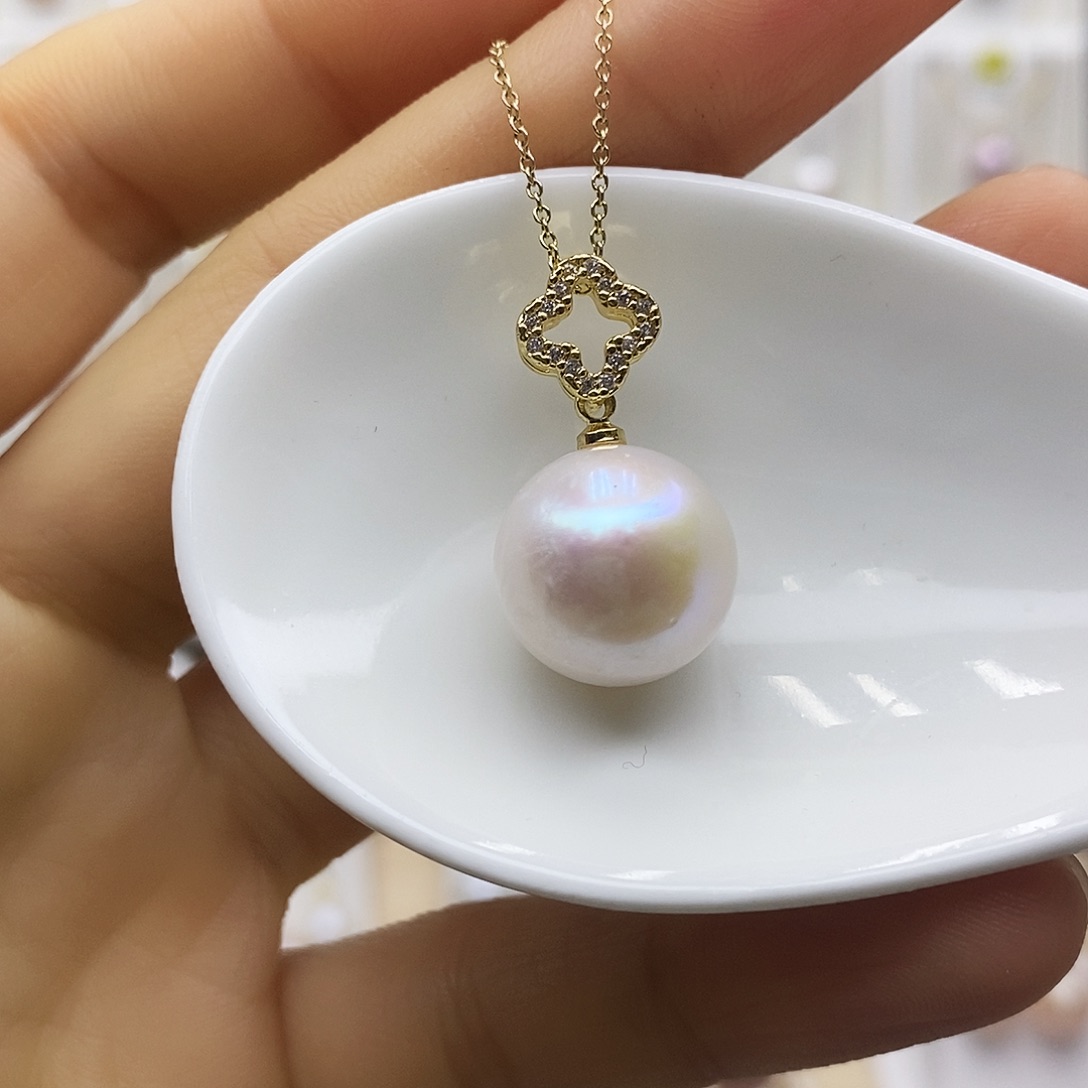 淡水珍珠颈饰合金