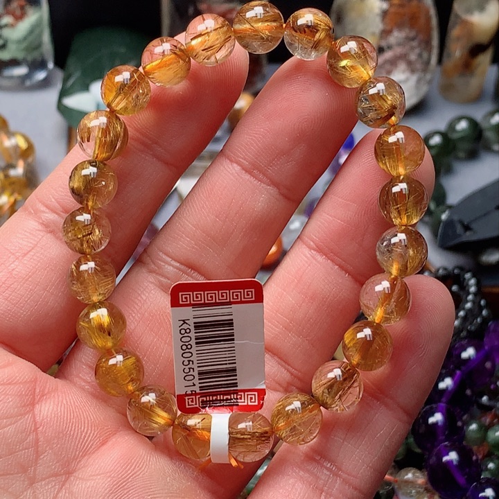 水晶手串未镶嵌天然