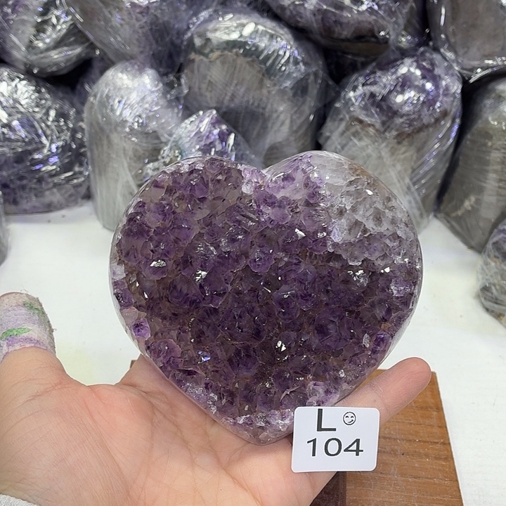 未镶嵌水晶摆件天然紫水晶