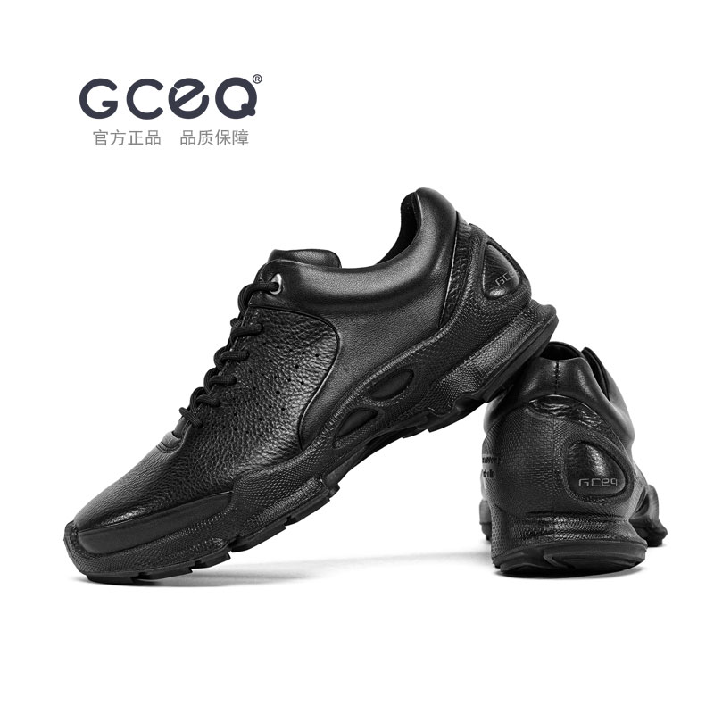 GCEQ黑武士15周年秋季新款健步鞋男士休闲户外百搭男鞋真皮运动鞋