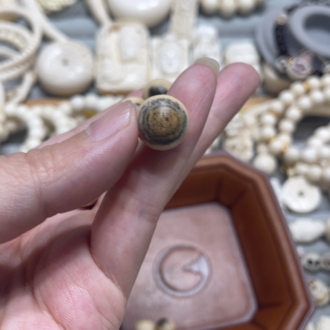 猛犸象牙手串/手链/手镯12眼睛