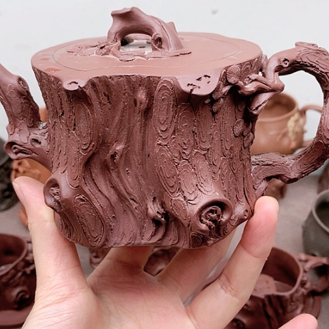 紫砂茶壶天**宝全手工制作