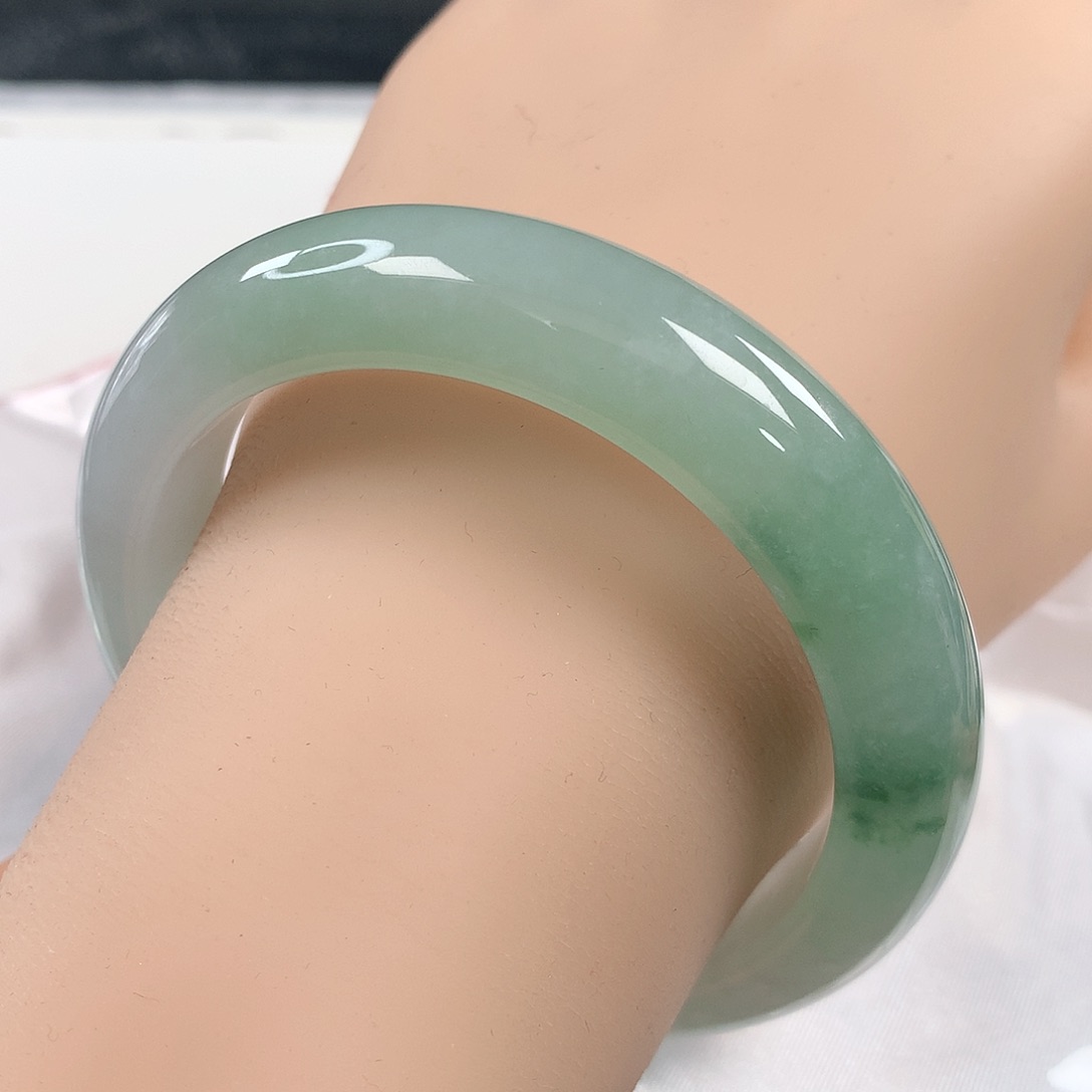 翡翠手镯未镶嵌 正圈①②③