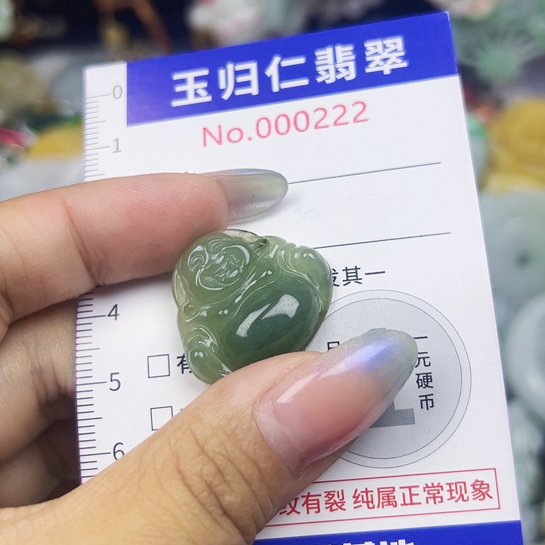 翡翠未镶嵌吊坠(不含链)1111