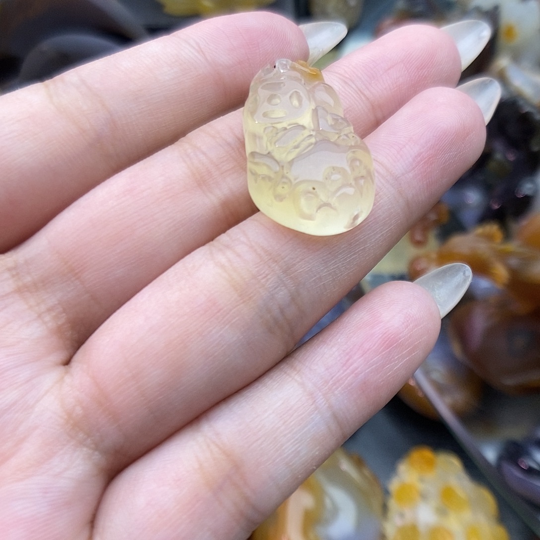 玛瑙/玉髓未镶嵌颈饰