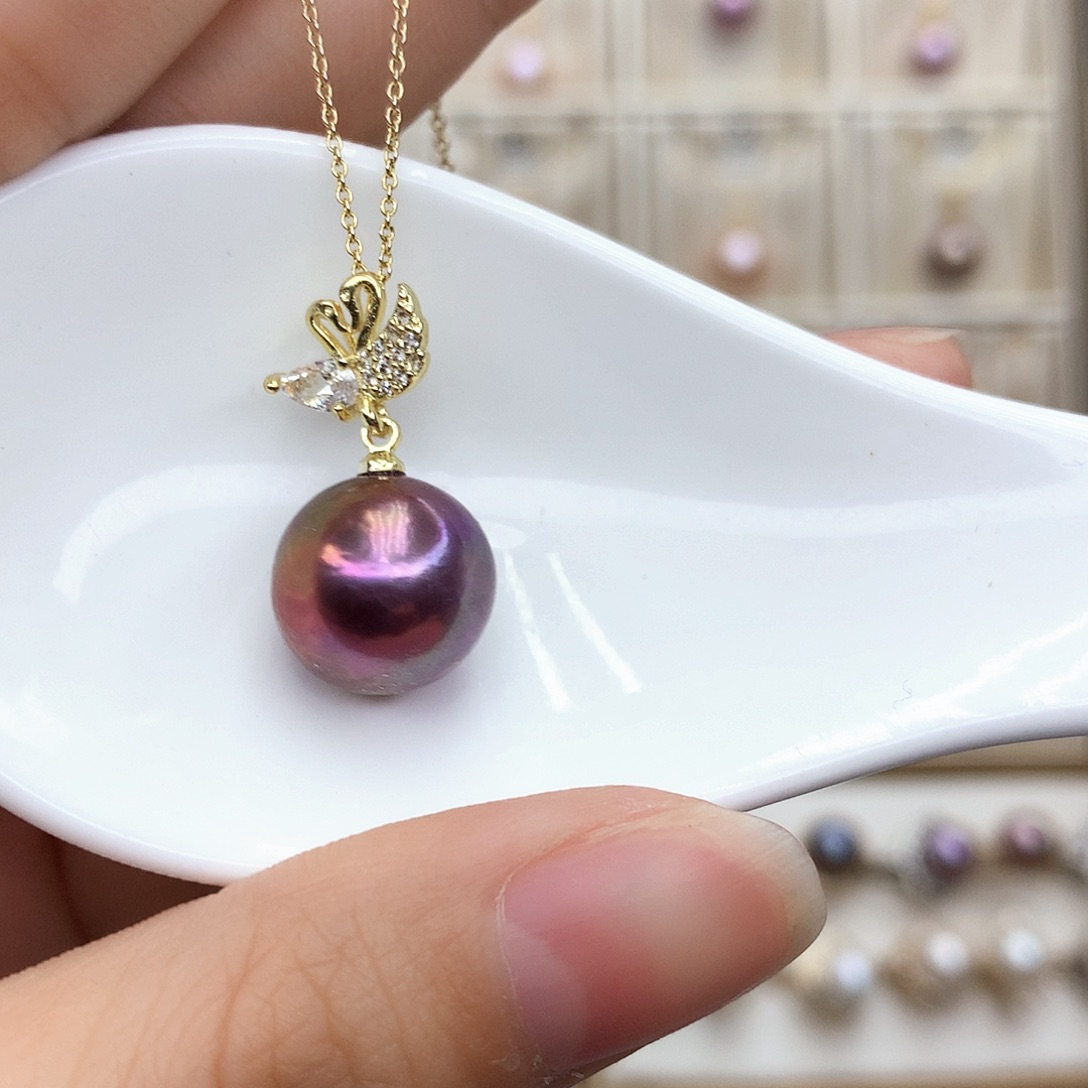 淡水珍珠颈饰合金