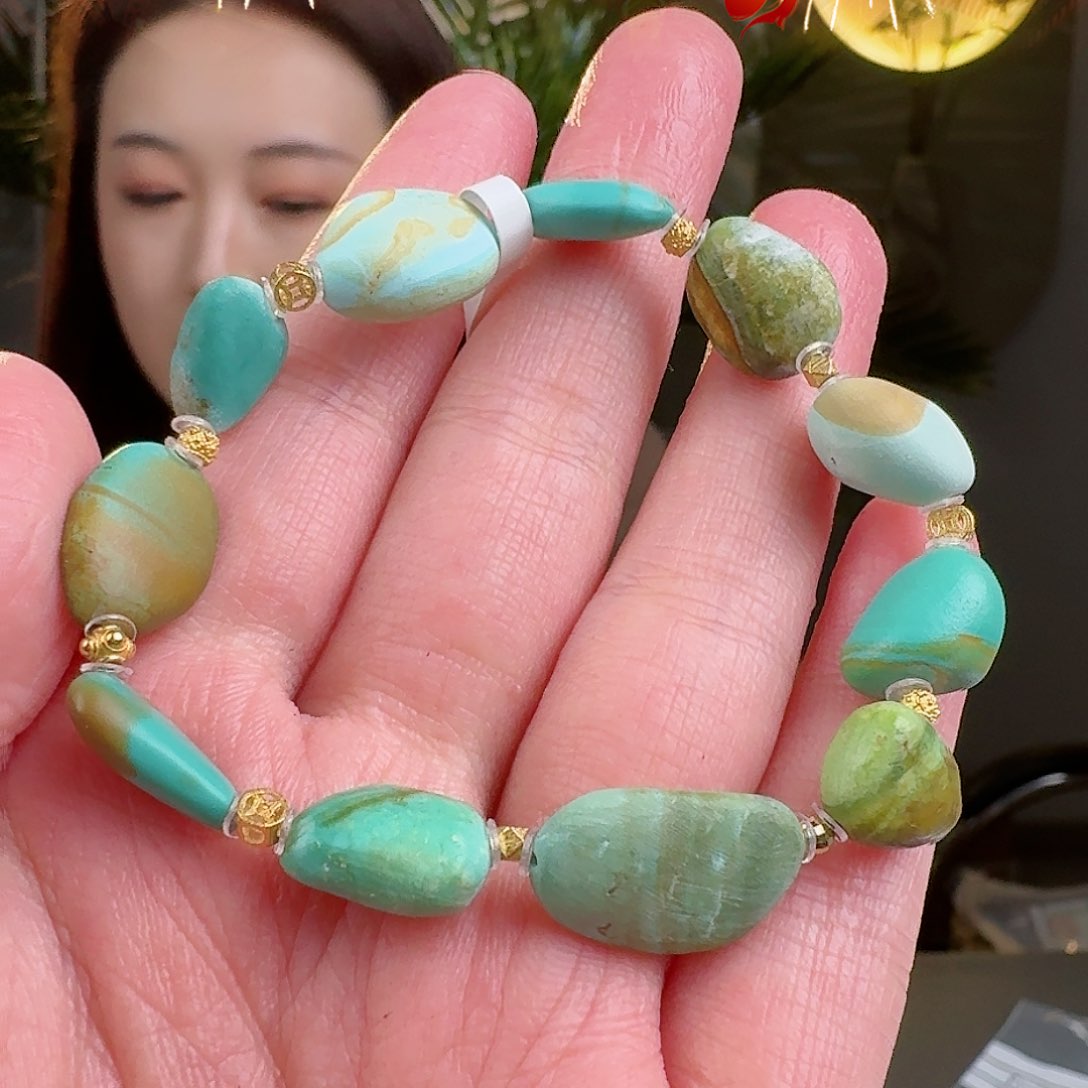 绿松石珠宝奇石未镶嵌