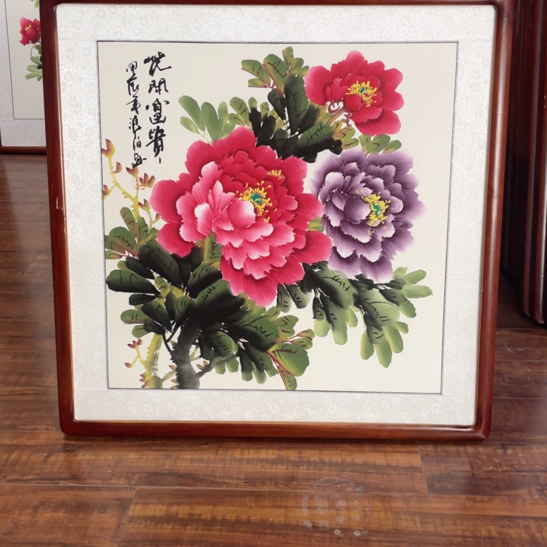 国画带框尺寸63*63厘米