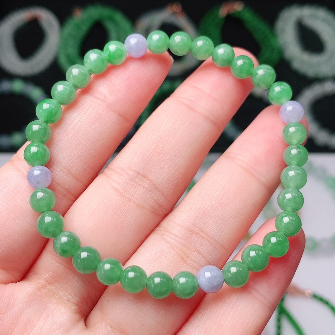 未镶嵌手链翡翠翡翠