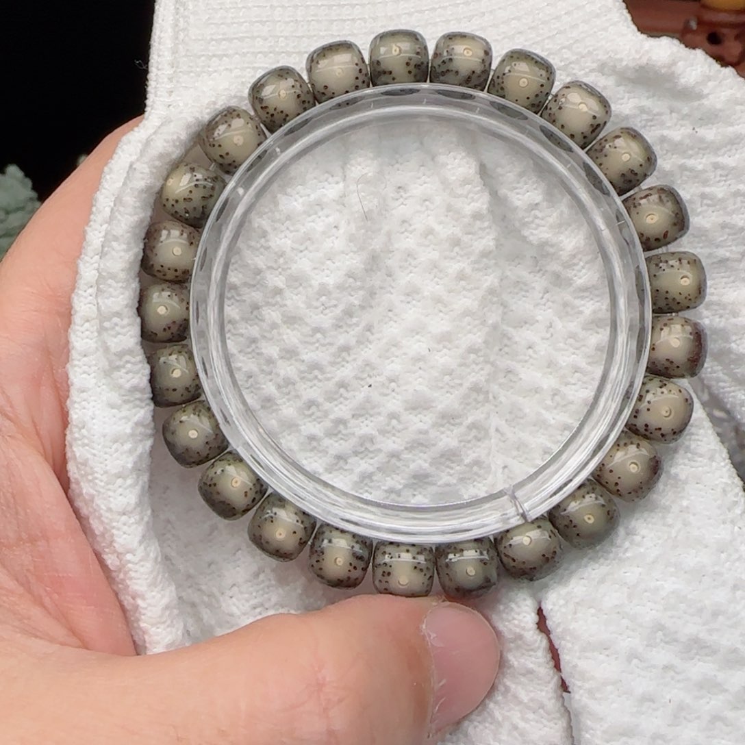 星月菩提手串帝绿冰糖大眼睛9*8