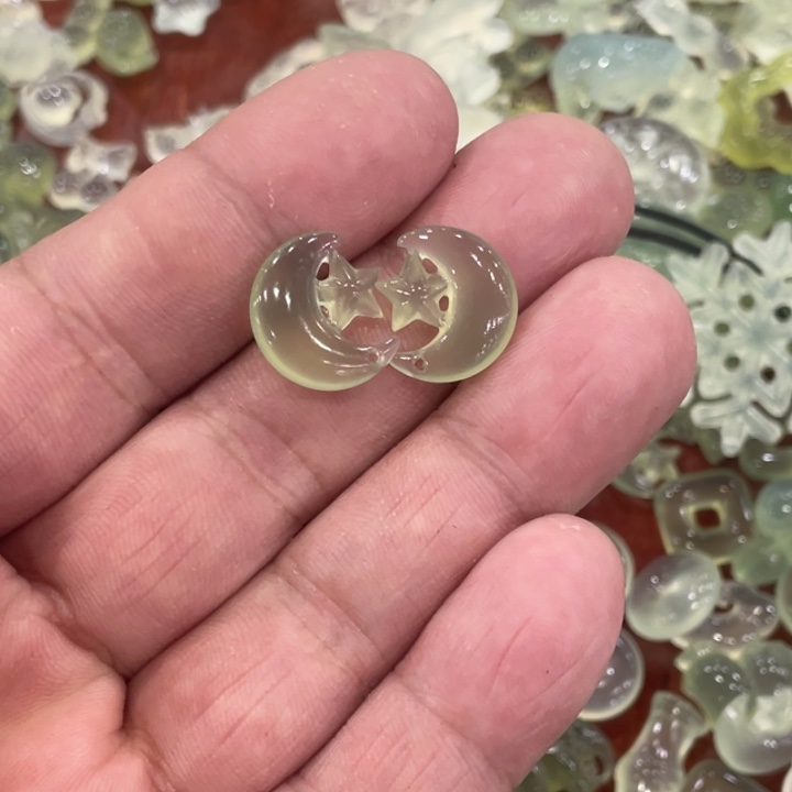 蛇纹石玉合金颈饰