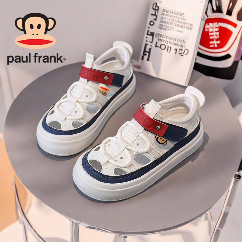 大嘴猴童鞋软底板鞋鞋男女童透气凉鞋百搭镂空休闲鞋3183321795