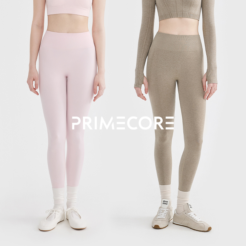 PRIMECORE 无缝高腰紧身长裤 女士立体塑形一体式瑜伽裤A5ABac004
