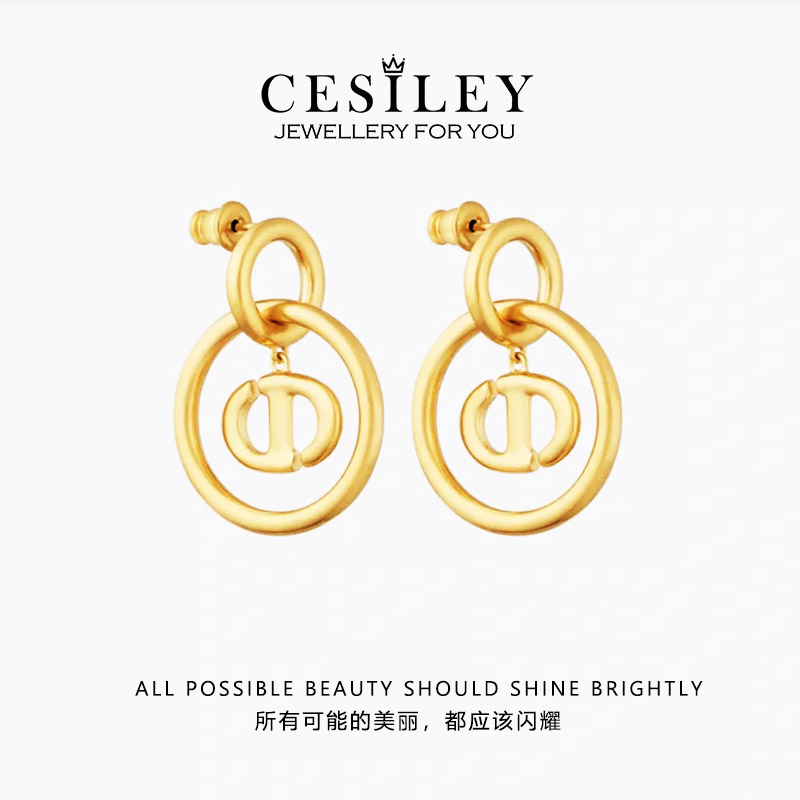 铜合金耳饰 经典复古大圈耳环DTA1059