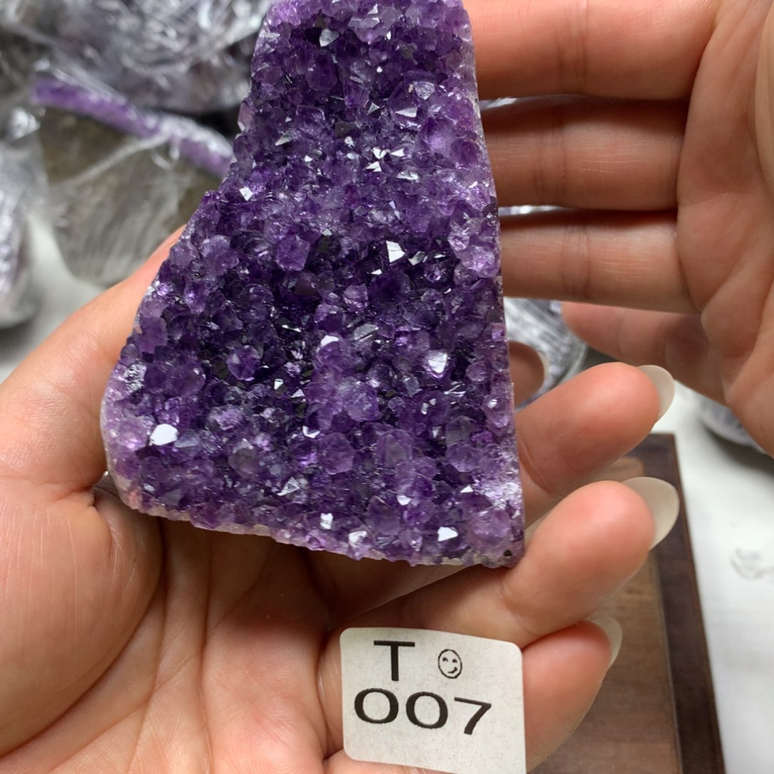 紫晶摆件未镶嵌水晶