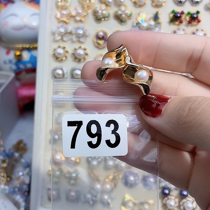 耳饰合金淡水珍珠