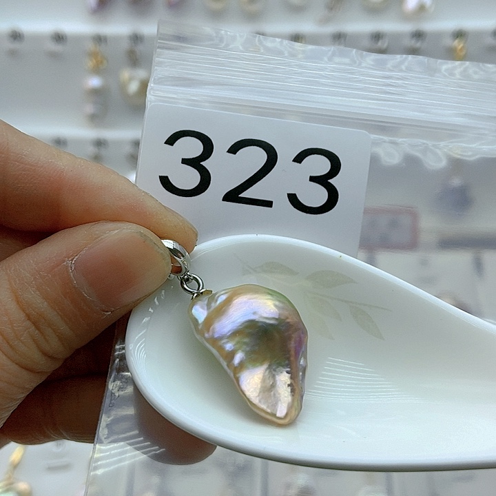 淡水珍珠颈饰银S925镶嵌