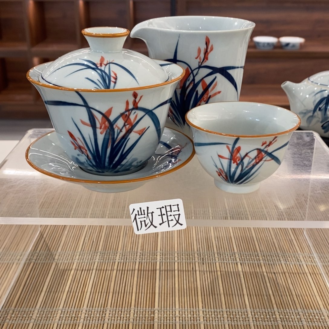 釉下彩手工绘制手工绘制