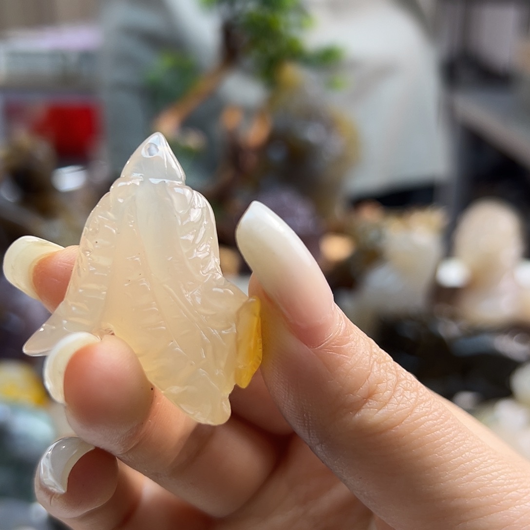 玛瑙/玉髓未镶嵌吊坠(不含链)