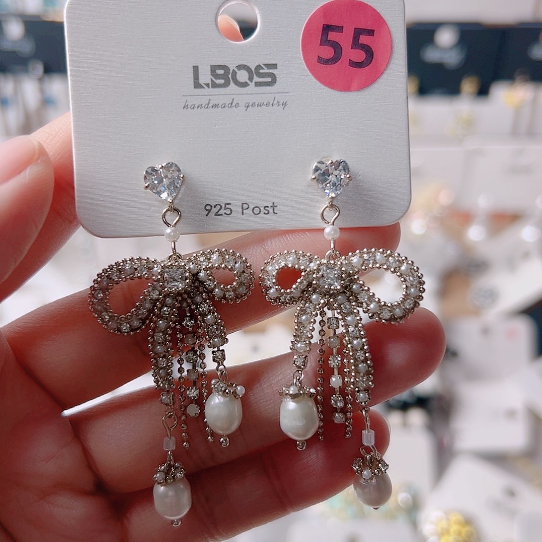 橘***子琉璃纯铜合金耳环的