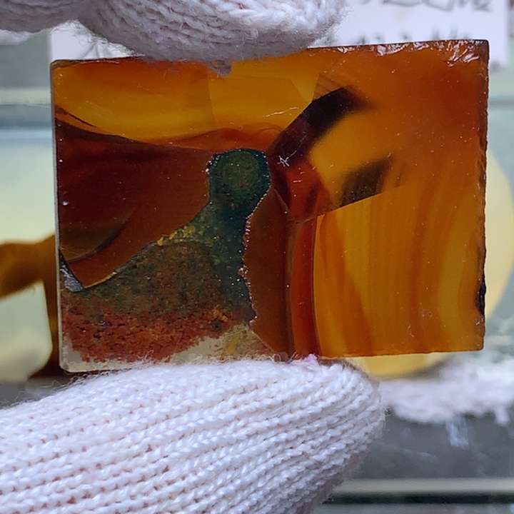 未镶嵌玛瑙/玉髓珠宝半成品171有瑕