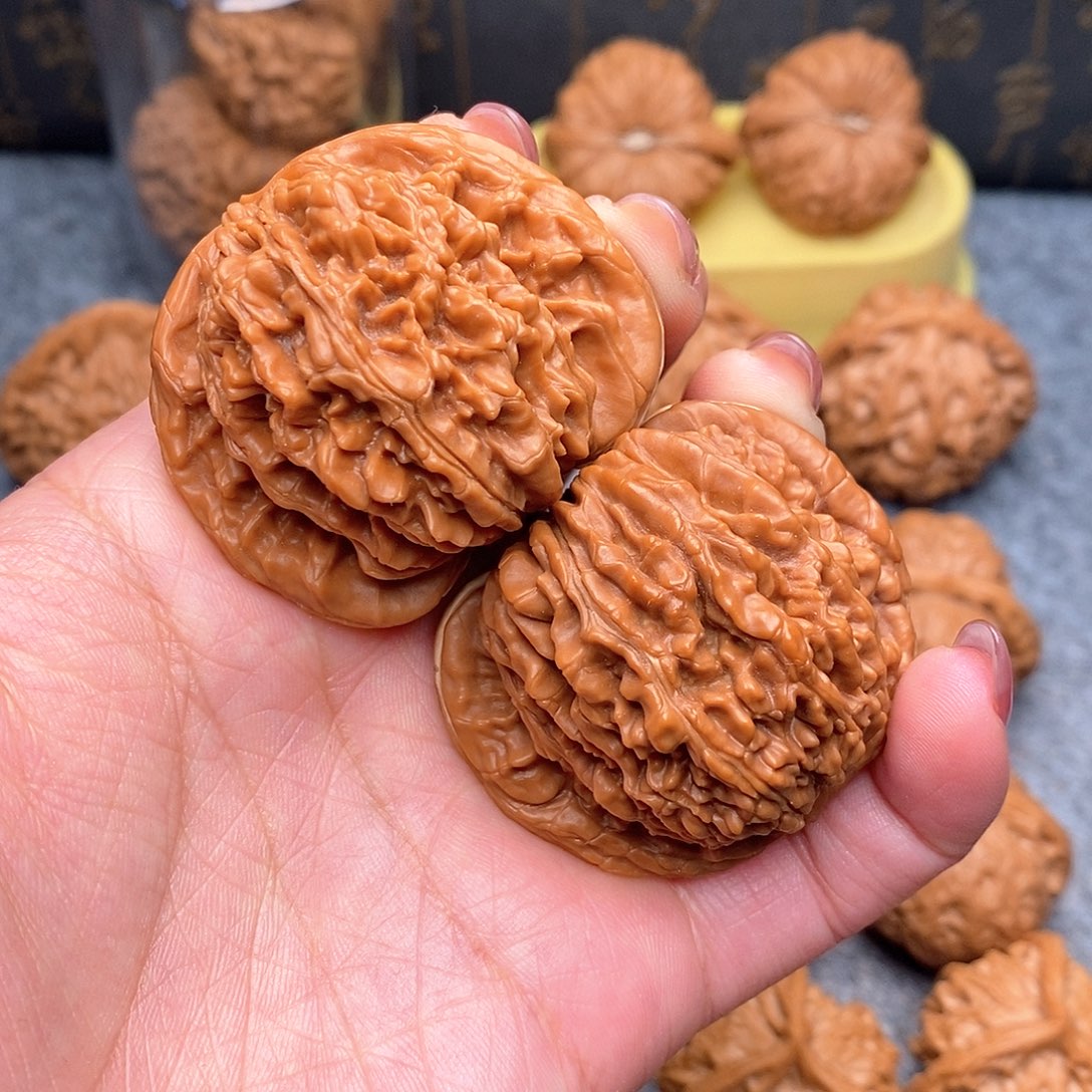 文玩核桃把件四座楼46