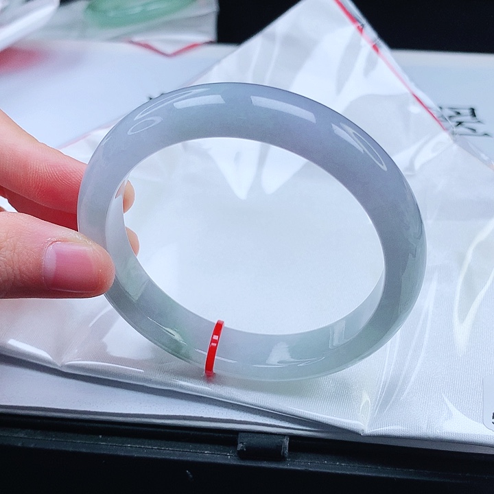 翡翠手镯未镶嵌缅甸天然a货手镯57+