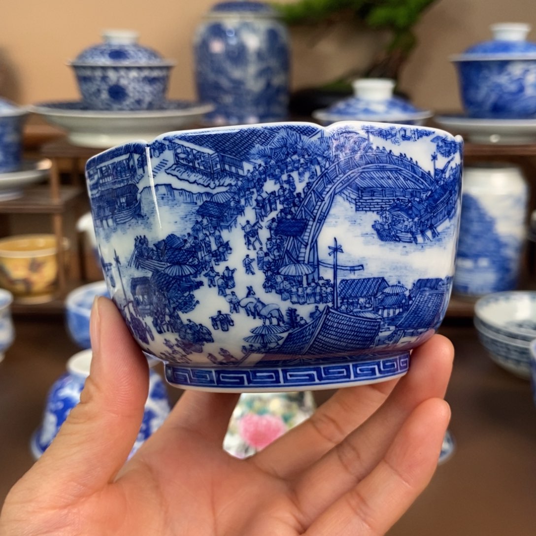 景德镇陶瓷手工手绘