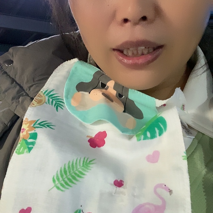宝宝吸汗巾处理一条