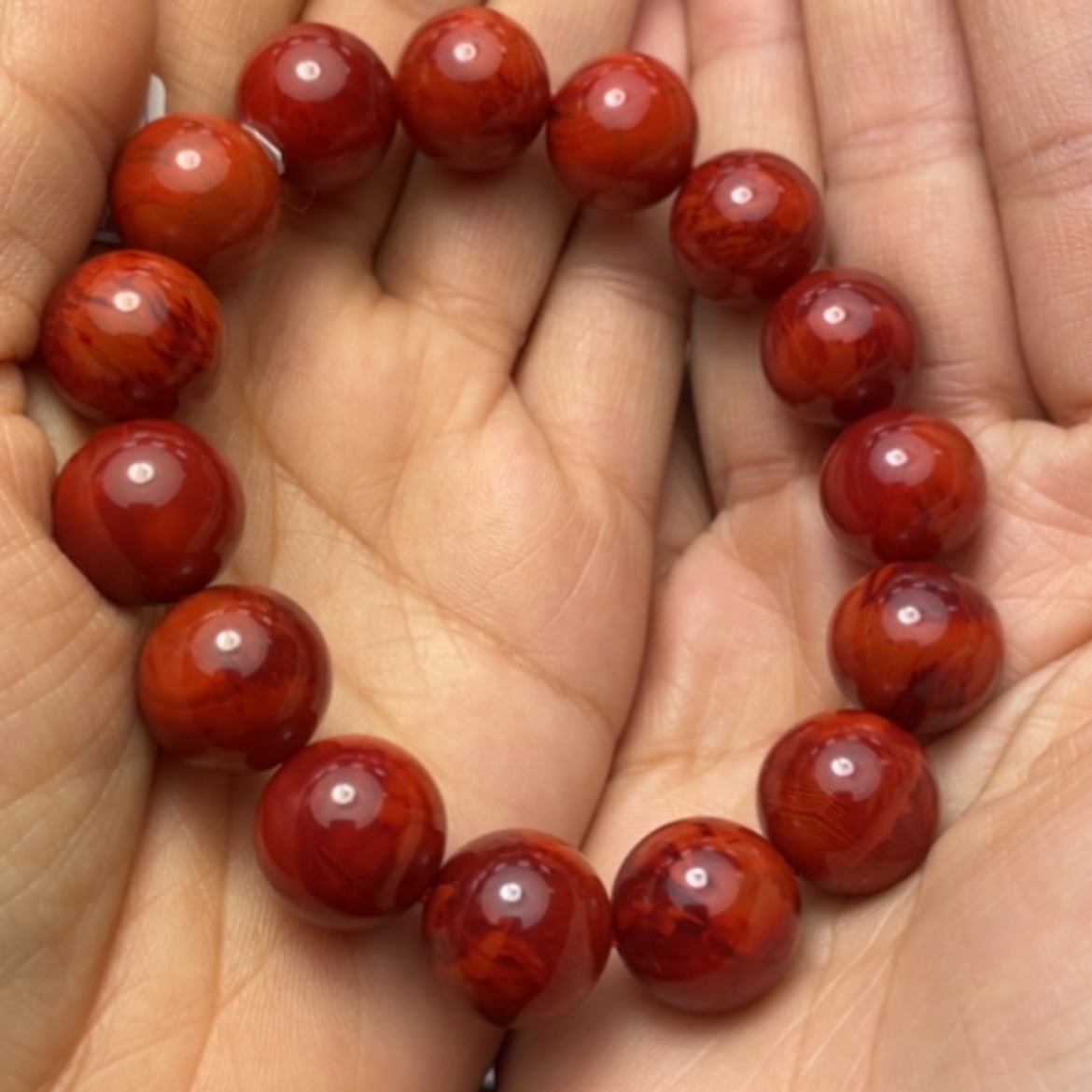 【闪购商品】南红玛瑙原矿手串14未镶嵌小*九