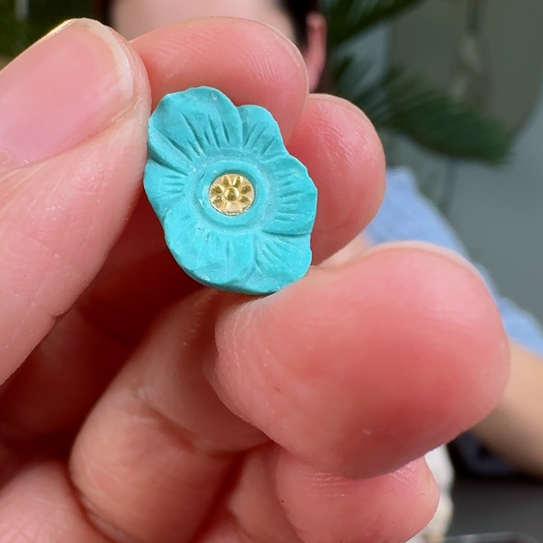 绿松石珠宝奇石未镶嵌