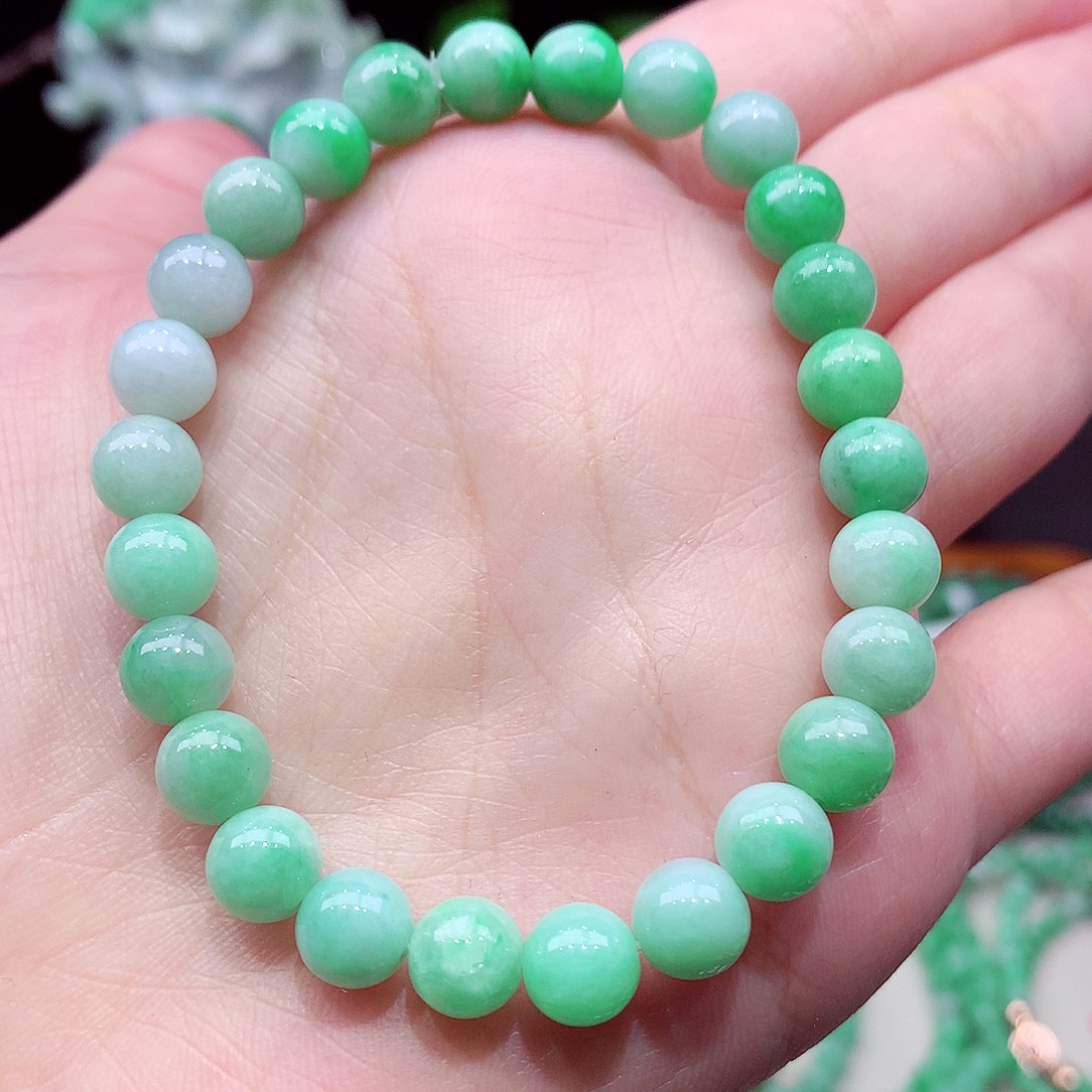 翡翠未镶嵌手链翡翠