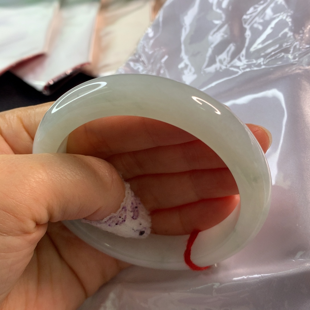 翡翠未镶嵌手镯翡翠手镯58