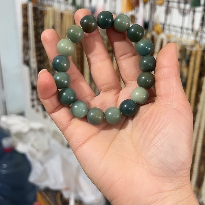 白玉菩提吊坠12×13