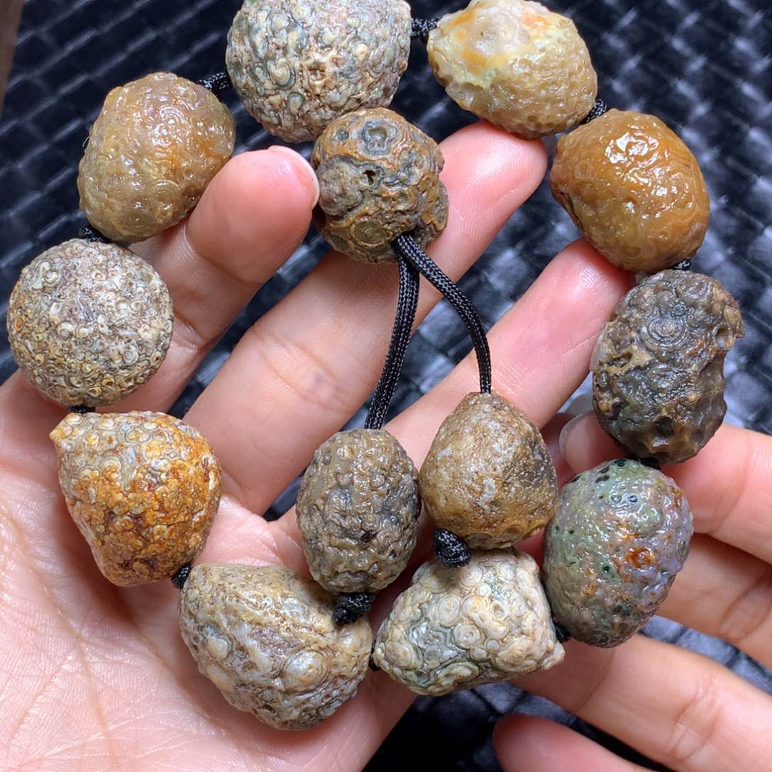 未镶嵌玛瑙/玉髓珠宝半成品