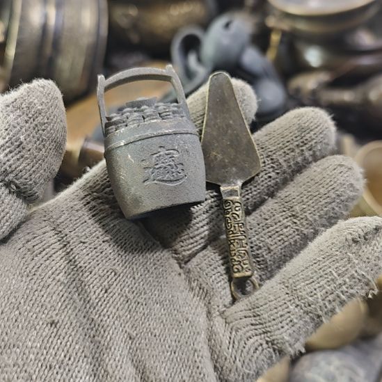 长***安闪电购铜摆件工艺品009