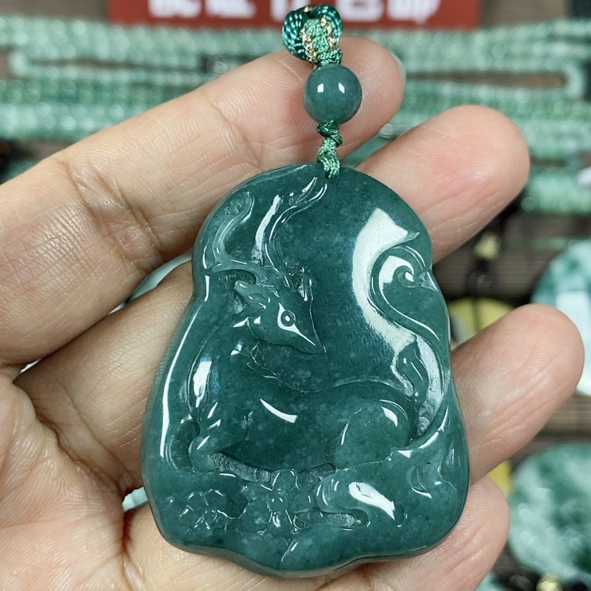 【闪购商品】翡翠颈饰未镶嵌玉吊坠翡翠玉一路有你一路相伴