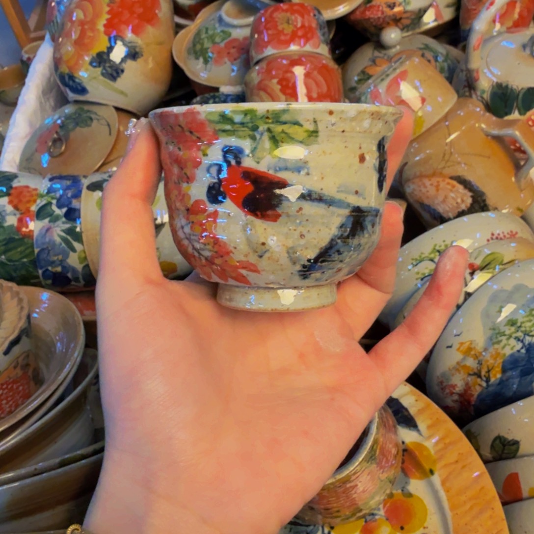 瓷片景德镇陶瓷手工手绘