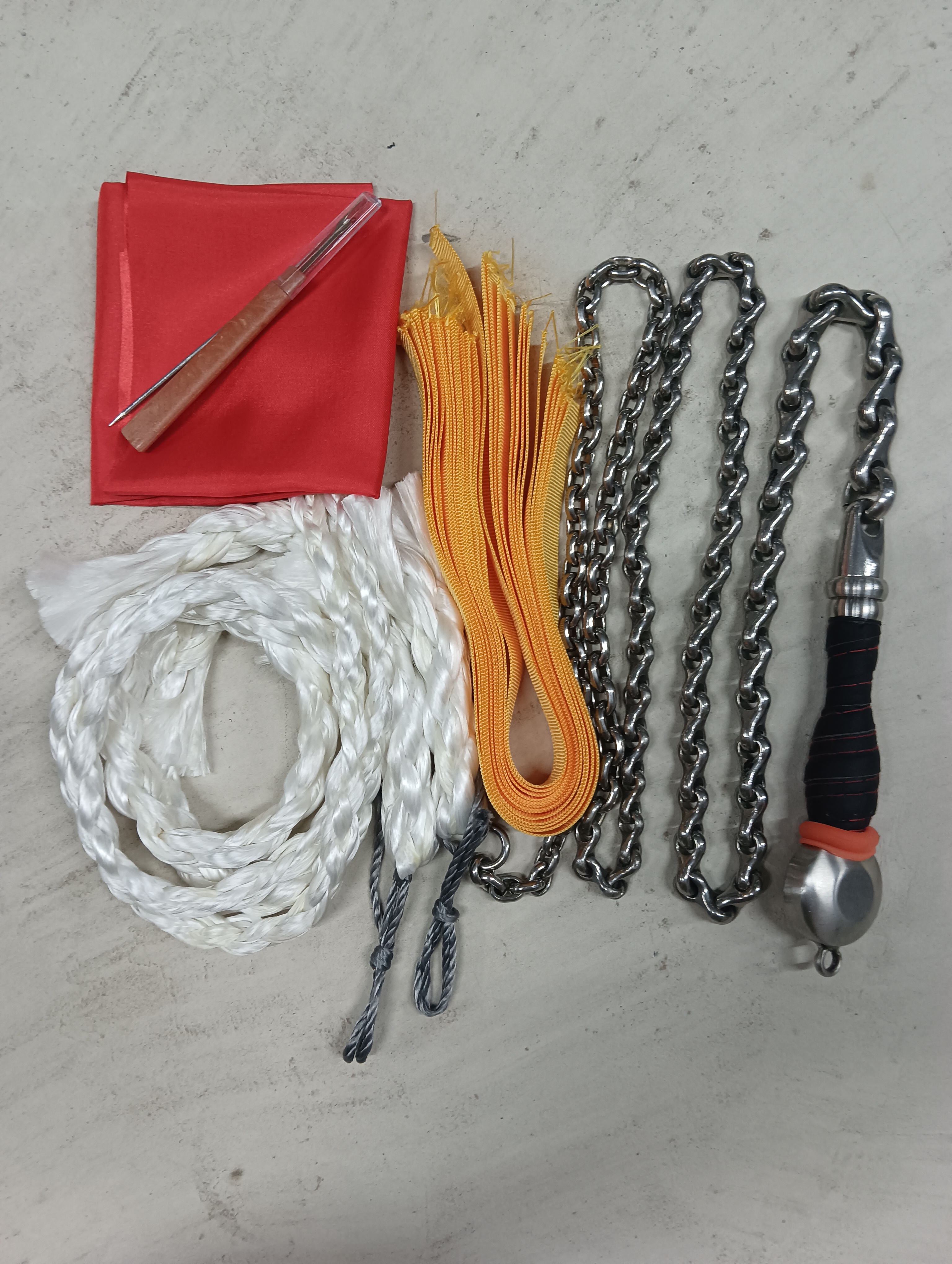 【1.6斤龙骨二合一】链条长148厘米，304精品龙骨二合一健身鞭！