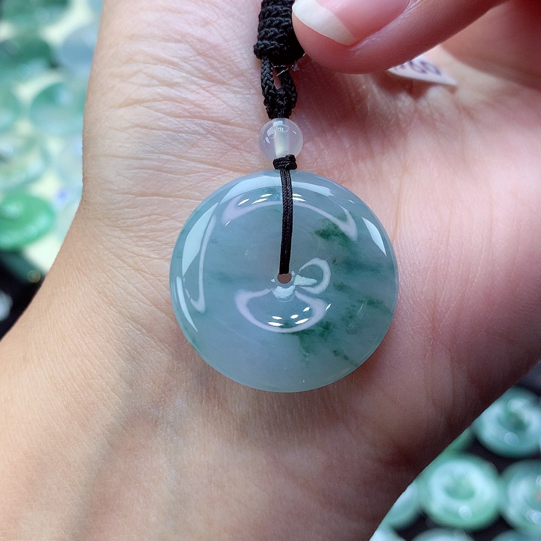 翡翠颈饰未镶嵌15尺寸26-5.6