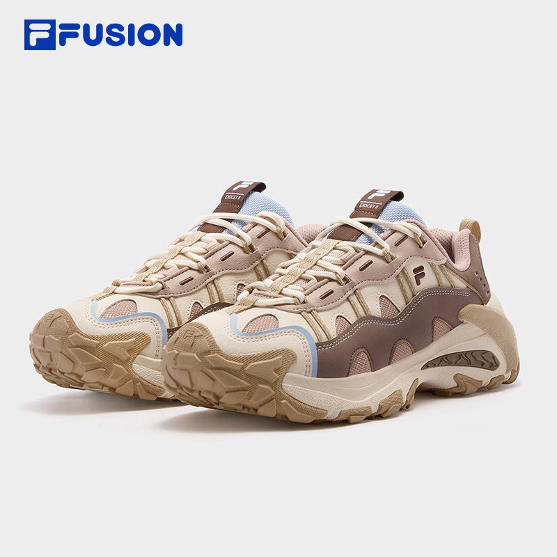 FUSION斐乐秋冬女鞋厚底秋季透气潮流户外鞋子T12W541504