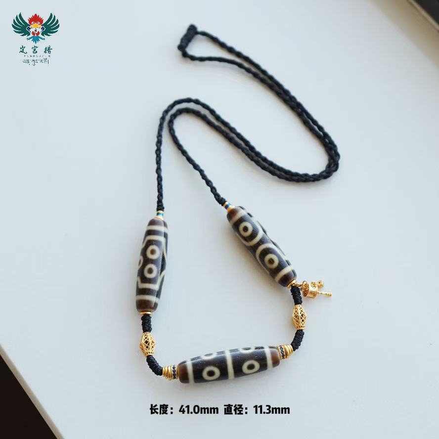 岚宫措｜珠珠阵天珠项链 G216