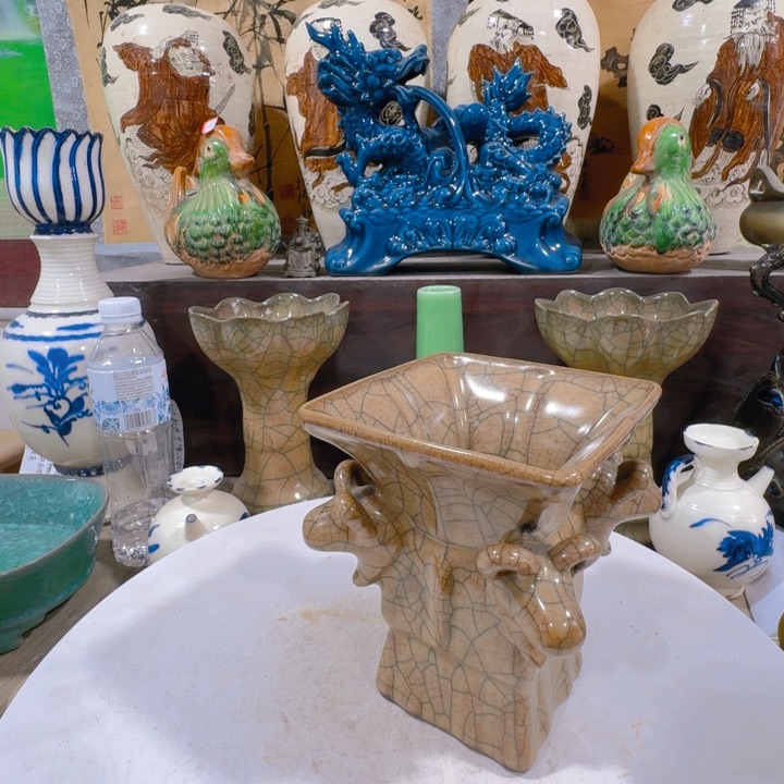 茶盏手工制作陶瓷摆件