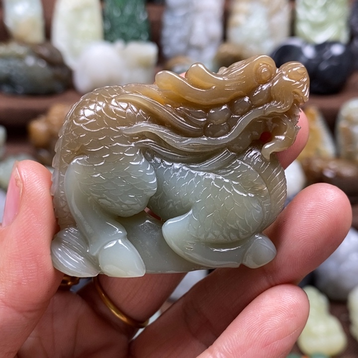 和田玉挂件未镶嵌泡**特