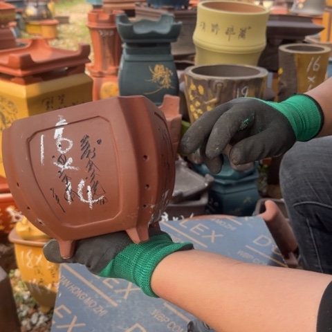 红陶紫砂花盆盆景盆栽