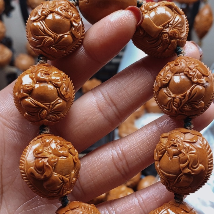 橄榄核手串/手链八宝财神2.3